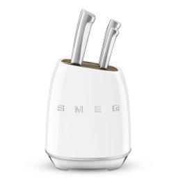 Set 6 Cutite Smeg 50's Style KBSF02WH cu Suport Alb