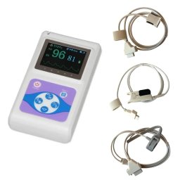 Pulsoximetru Profesional Contec CMS60D Model 2025 cu Senzori Adulti Neonatal Pediatric Alb
