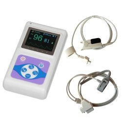 Pulsoximetru Profesional Contec CMS60D Model 2025 cu Senzor pentru Adulti si Neonatal Alb