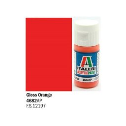 Vopsea Acrilica Italeri Portocaliu Lucios 20ml +8 ani