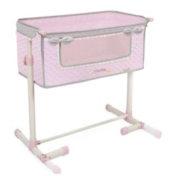 Patut Co-sleeper pentru Papusi DeCuevas Colectia Sophie Reglabil pe Inaltime Varsta 3 Ani+ Roz