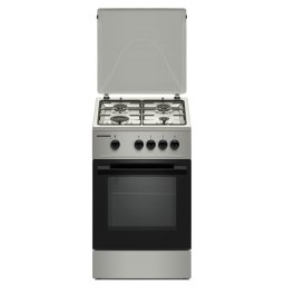 Aragaz Heinner HFSC-K50SL Gaz 4 arzatoare 50cm Silver