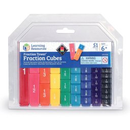 Jucarie Educativa Learning Resources Cuburi cu fractii +6 ani