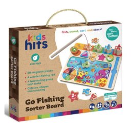 Jucarie Educativa KIDS HITS Placa Sortare Mergem la Pescuit +2 ani