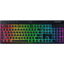 Tastatura Mecanica Wireless Razer Blackwidow V4 LP Green Clicky Switch US Black