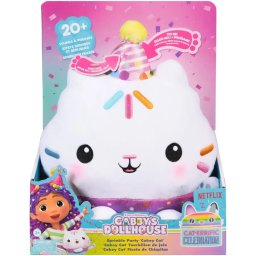 Jucarie de Plus Interactiva Spin Master Gabby's Dollhouse - Briosel 25CM cu Luminite si Sunete Varsta 3 Ani+
