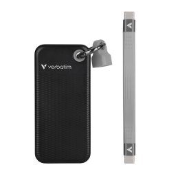 SSD Extern Portabil Verbatim Pocket 32282 Interfata USB 3.2 Gen 2 512GB Negru/Gri