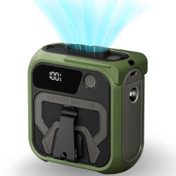 Ventilator Portabil + Baterie Externa 10000mAh Techsuit Z13 Green