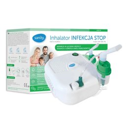 Aparat Aerosoli Sanity Stop Infectie Functionare Continua Viteza de Nebulizare Reglabila Masca pentru Bebelusi / Copii / Adulti Alb