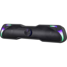 Soundbar pentru PC Defender Z7 Iluminare LED Alimentare prin USB 6W Negru