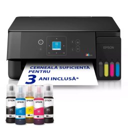 Multifunctionala Inkjet Color Epson EcoTank L3360 (C11CL63409) A4 Wi-Fi USB Negru