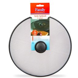 Capac Anti Stropire Family pentru Tigai si Oale 29cm Negru