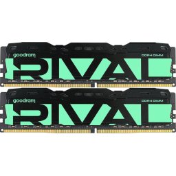 Memorie Goodram 32GB (2x16GB) DDR4 3200MHz Dual Channel Kit RIVAL Radiant Green
