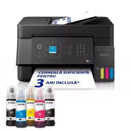 Multifunctionala Inkjet Color Epson EcoTank L5390 CISS A4 ADF USB / LAN / Wi-Fi Negru