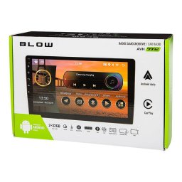 Multimedia Player Auto BLOW AVH-9992 2DIN Ecran 9Inch Radio Android Wi-Fi Bluetooth GPS CarPlay Negru