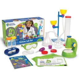 Set Experimente Learning Resources Deluxe cu Microscop +3 ani