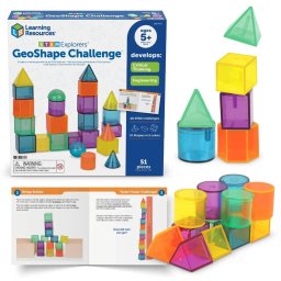 Set Experimente Learning Resources Provocari cu Corpuri Geometrice +5 ani