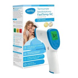 Termometru fara Contact Sanity FastTemp NC Alb/Albastru