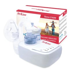 Aparat Aerosoli cu Ultrasunete Redline Nova U400 3 Moduri de Nebulizare pentru Adulti si Copii Alb