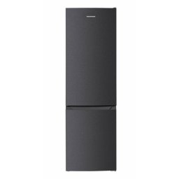 Combina Frigorifica Heinner HC-HM262DGE++ 262L Clasa E Lumina LED H 180CM Gri Antracit Texturat