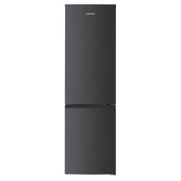 Combina Frigorifica Heinner HCNF-HM253INVDGD No Frost Inverter 253L Clasa D H 181CM Gri Antracit Texturat