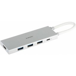 Hub USB Xiaomi 3 x USB-A 3.0 - 1 x USB-C - 1 x HDMI Alb