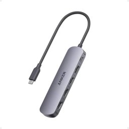 Hub USB Anker 2 x USB-A - 1 x USB-A 3.0 - 1 x USB-C - 1 x HDMI Gri