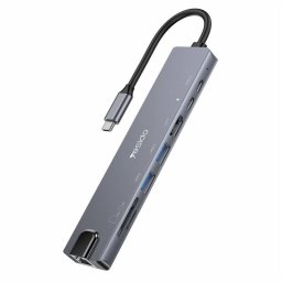 Hub USB Yesido HB27 8in1 Gri