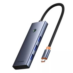 Hub USB Baseus UltraJoy 3 x USB-A 3.0 - 1 x USB-C - 1 x HDMI - 1 x SD - 1 x microSD Gri