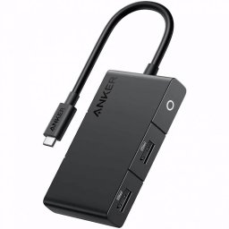 Hub USB Anker 332 2 x USB-A - 2 x USB-C - 1 x HDMI Negru
