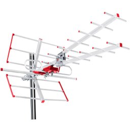 Antena Directionala TV MACLEAN MCTV-855A Terestra Standard Full HD DVB-T/T2 H.265 HEVC Argintiu