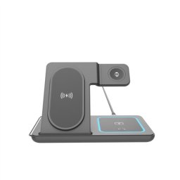 Incarcator Gembird TA-WPC31S-01-BK 3-in-1 Wireless 15W Samsung Negru