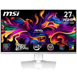 Monitor MSI MAG 272QPWDE QD-OLED X28 27inch QHD Gaming 280Hz QD OLED G-SYNC Alb