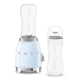 Blender de Masa Smeg 50's Style PBF01PBEU Recipient Tritan 0.6L 2 Viteze 300W Albastru Pastel