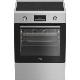 Aragaz Electric Beko FBSM69301SXT Plita Inductie 4 Zone de Gatit Cuptor Electric 72L 8 Functii 3D Cooking Grill Iluminare Interioara 60CM Inox