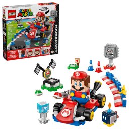 LEGO Mario Kart â Mario interactiv si Standard Kart Numar piese 278 Varsta 7 + ani