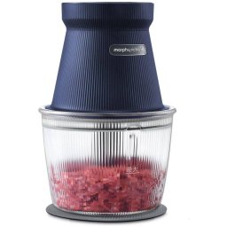 Tocator Morphy Richards MFP2001 Capacitate 1L Putere 200W Albastru