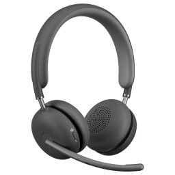 Casti Office Logitech Zone Wireless 2 MS 981-001436 Hybrid ANC Bluetooth 5.2 Certificare Teams Graphite