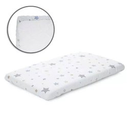 Cearceaf cu Banda Elastica Lorelli Bumbac Ranforce 98x65CM Blue