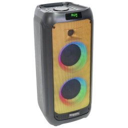 Boxa Portabila Ibiza Light WAVE6 Bluetooth 2 x 5.25Inch / 13CM Telecomanda 50W RMS Negru