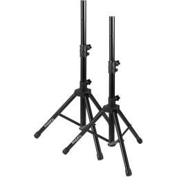 Set 2 Suporturi pentru Boxe Ibiza Sound SS01B-MINI Reglabile Sarcina Maxim 30KG Husa Transport Negru