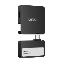 SSD Extern Portabil Lexar Professional SL400 2TB + Hub Negru