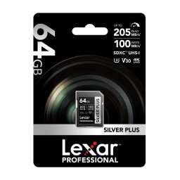 Card de Memorie Lexar Professional SILVER PLUS SDXC 64GB