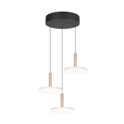 Lampa Suspendata TRIO Celeste 750lm 3000K 7.5W Black Glass