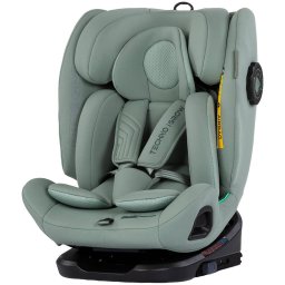Scaun Auto Copii Chipolino Techno iGrow I-Size 40-150CM cu Sistem Isofix si Sezut Rotativ Varsta 0 - 12 Ani Matcha