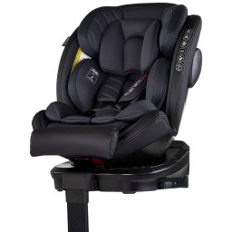 Scaun Auto Copii Chipolino Hypnotic Plus I-Size 40-150CM cu Sistem Isofix si Sezut Rotativ Varsta 0 - 12 Ani Charcoal