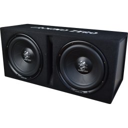 Subwoofer Auto GROUND ZERO GZIB 2.30BR-ACT 2x300MM 1000W Negru