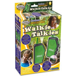 Set Walkie Talkie Brainstorm E2106 Aventuri in Natura 2 Statii Varsta 3 Ani+ Verde