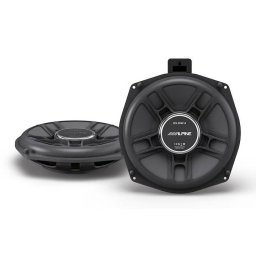 Subwoofer Auto ALPINE DP2-80WF-B Dedicat BMW Seria3 si Seria4 20CM 100W Pereche Negru