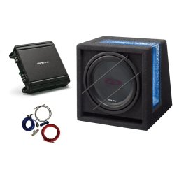 Pachet Subwoofer Auto ALPINE SBG-1244 BR + MRV-M250 + 350940
